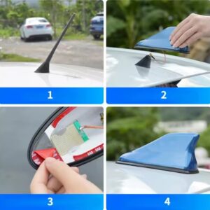 Antena de radio aleta de tiburon para auto