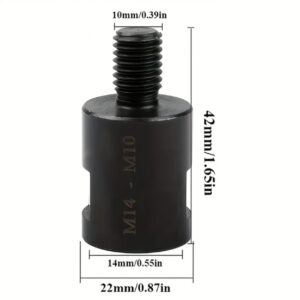 Adaptador rosca m14 a m10 para amoladora