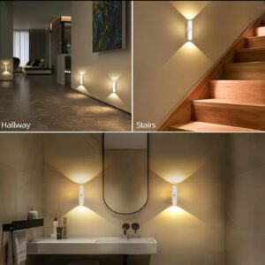 Luz led decorativa pared recargable (Par)
