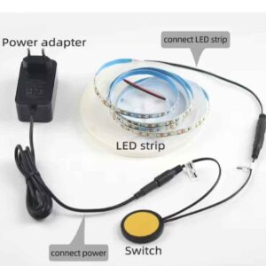 Sensor tactil para espejos y closets 12v-24v